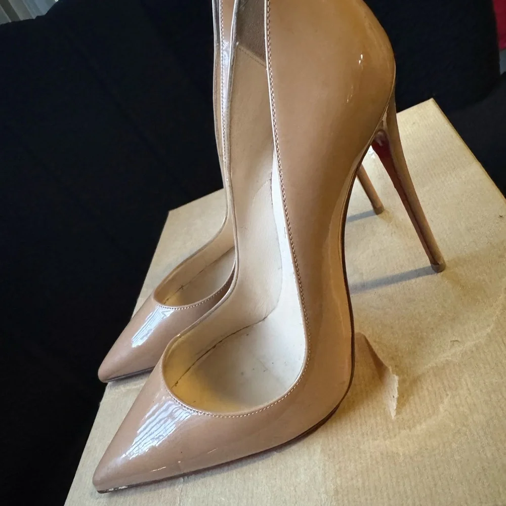 Christian Louboutin So Kate 120MM Patent Leather Pumps - Picture 1 of 6